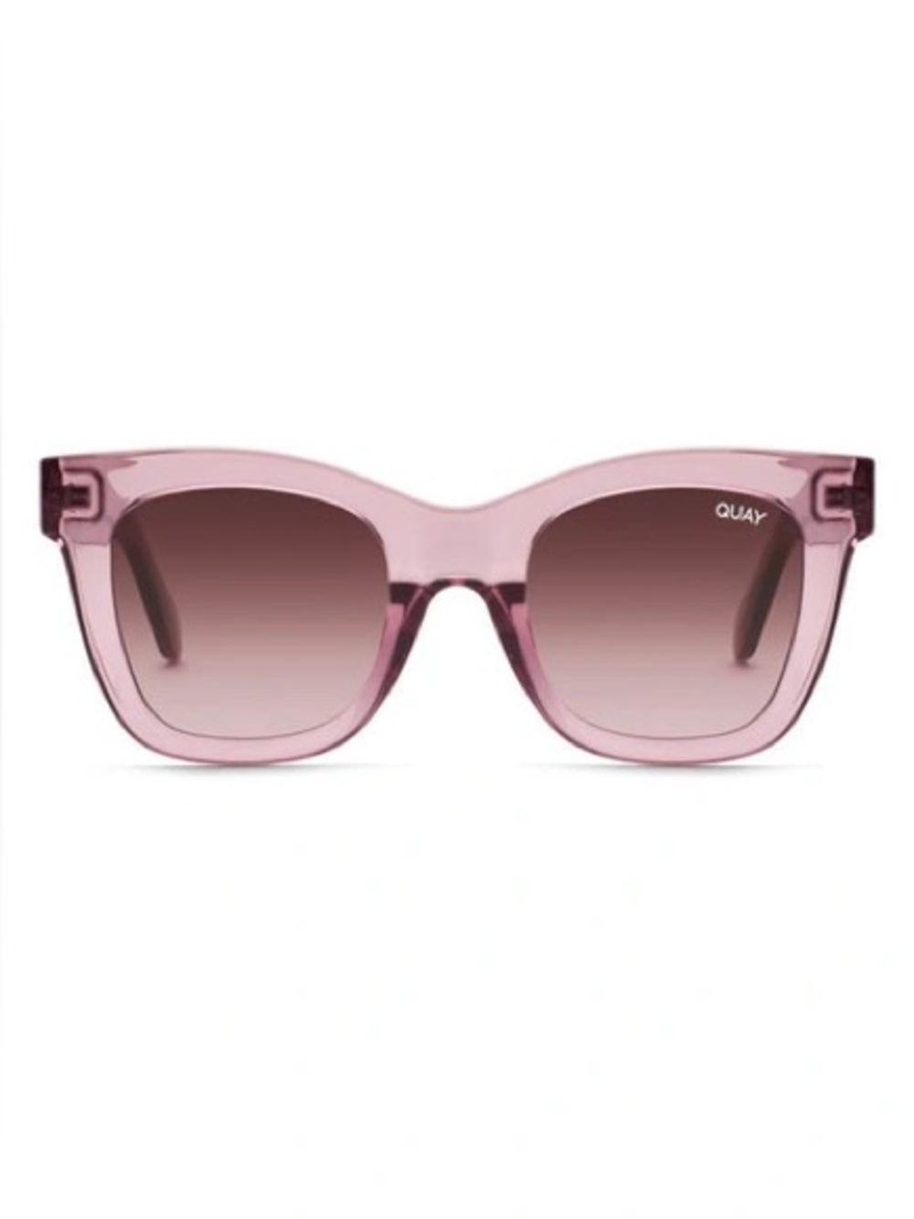 QUAY After Hours BERRY Frame / BROWN PINK Lens sunglasses NEW - Picture 1 of 6
